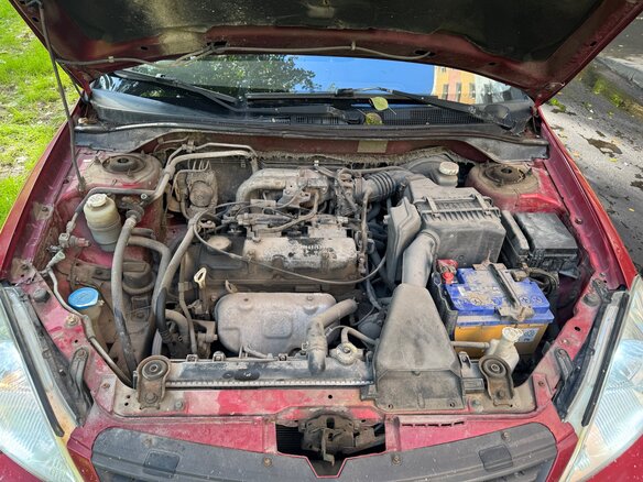 2005 Mitsubishi Lancer IX Рестайлинг, красный, 365000 рублей - вид 12