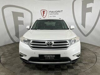 2013 Toyota Highlander II (XU40) Рестайлинг, белый, 2049000 рублей, вид 2