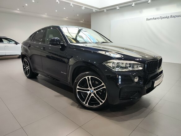 2017 BMW X6 40d II (F16), чёрный, 4299000 рублей - вид 2
