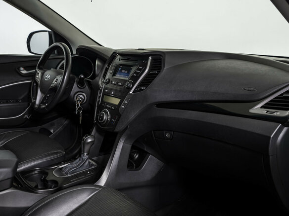 2014 Hyundai Santa Fe III, чёрный, 1618000 рублей - вид 12