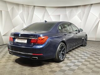 2014 BMW 7 серии Long 740Li xDrive V (F01/F02/F04) Рестайлинг, синий, 1559000 рублей, вид 2