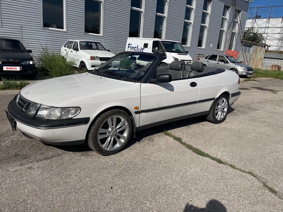 1996 Saab 900 II, белый, 1000000 рублей - вид 1