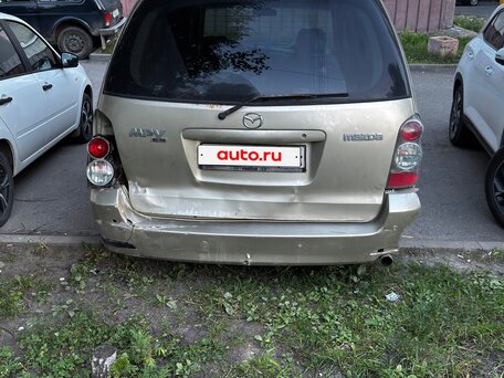 2004 Mazda MPV II (LW) Рестайлинг, золотистый, 250000 рублей, вид 4