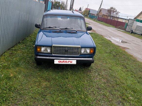2001 Lada (ВАЗ) 2107, синий, 99000 рублей