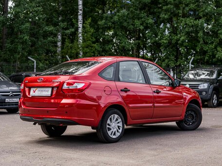 2017 Lada (ВАЗ) Granta I, красный, 489000 рублей, вид 2