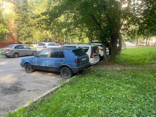1990 Volkswagen Golf II, синий, 55000 рублей, вид 3