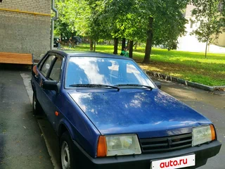 1998 Lada (ВАЗ) 21099, синий, 270000 рублей, вид 2