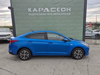 2020 Hyundai Solaris II Рестайлинг, синий, 1339000 рублей, вид 4