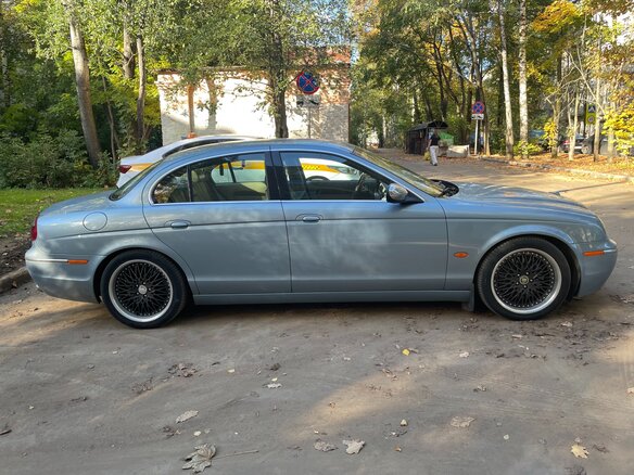 2007 Jaguar S-Type I Рестайлинг, голубой, 800000 рублей - вид 3