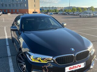 2020 BMW 5 серии M550d xDrive VII (G30/G31/G38), чёрный, 5800000 рублей, вид 3
