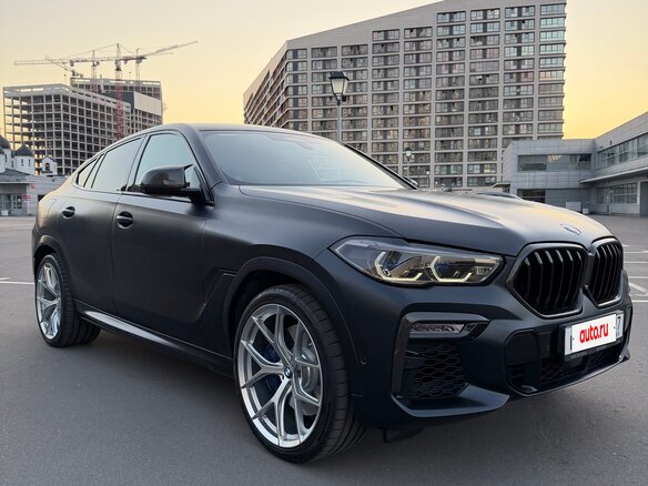 2019 BMW X6 M50d III (G06), чёрный, 9000000 рублей