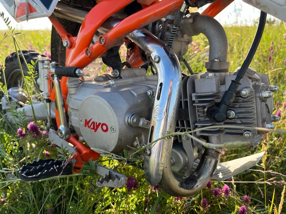 2024 Kayo Basic TT125EM, белый, 70000 рублей - вид 2