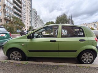 2010 Hyundai Getz I Рестайлинг, зелёный, 550000 рублей, вид 5