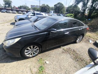 2009 Hyundai Sonata VI (YF), чёрный, 505750 рублей, вид 3