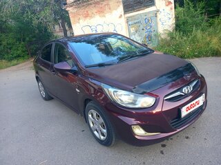 2012 Hyundai Solaris I, фиолетовый, 670000 рублей, вид 5