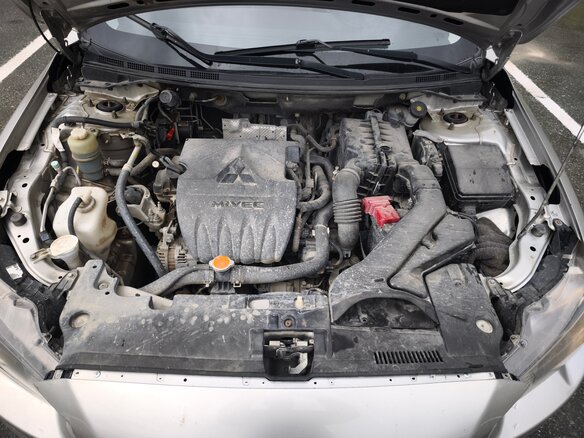 2012 Mitsubishi Lancer X Рестайлинг, серый, 750000 рублей - вид 8