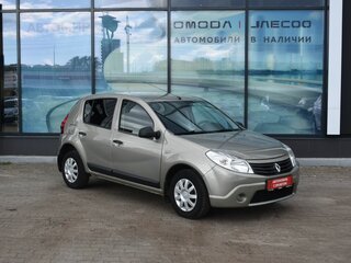 2010 Renault Sandero I, бежевый, 622000 рублей, вид 3