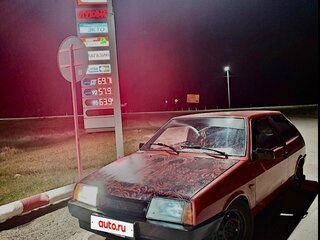 1997 Lada (ВАЗ) 2108, пурпурный, 100000 рублей, вид 2