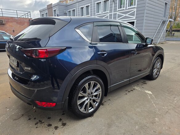 2018 Mazda CX-5 II, синий, 2450000 рублей - вид 4
