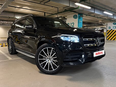 2021 Mercedes-Benz GLS 400 d II (X167), чёрный, 10150000 рублей, вид 2