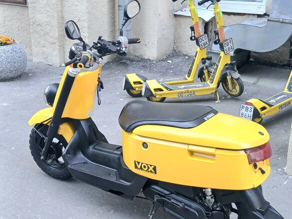2007 Yamaha VOX, жёлтый - вид 12