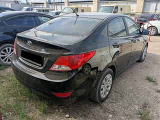 2014 Hyundai Solaris I, чёрный, 724000 рублей, вид 4