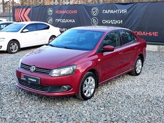 2013 Volkswagen Polo V, красный, 639000 рублей, вид 1