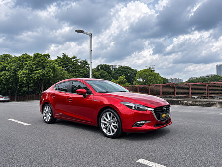 2021 Mazda 3 IV (BP), красный, 1250000 рублей, вид 3