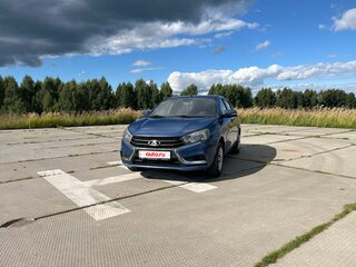 2016 Lada (ВАЗ) Vesta I, синий, 620000 рублей, вид 2
