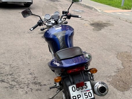 2005 Hyosung Comet GT650, синий, 120000 рублей, вид 4