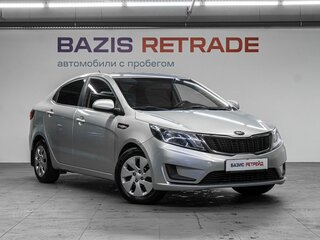 2014 Kia Rio III, серебристый, 670000 рублей, вид 3