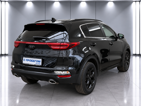 2021 Kia Sportage IV Рестайлинг, чёрный, 2728229 рублей, вид 4