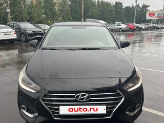 2017 Hyundai Solaris II, чёрный, 1100000 рублей, вид 1