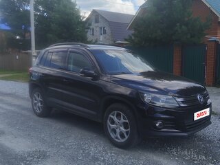 2014 Volkswagen Tiguan I Рестайлинг, чёрный, 1250000 рублей, вид 2