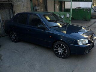 2008 Hyundai Accent ТагАЗ II, синий, 550000 рублей, вид 2
