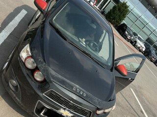 2012 Chevrolet Aveo II, чёрный, 599000 рублей, вид 1
