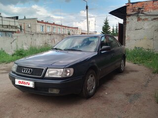 1992 Audi 100 IV (C4), синий, 375000 рублей, вид 1
