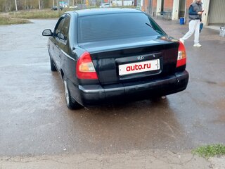 2006 Hyundai Accent ТагАЗ II, чёрный, 350000 рублей, вид 5