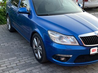 2011 Skoda Octavia RS II Рестайлинг, синий, 1250000 рублей, вид 4