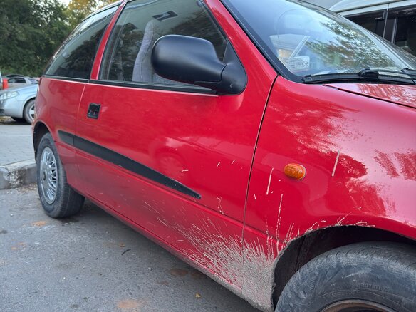 2002 Suzuki Swift II Рестайлинг, красный, 165000 рублей - вид 3