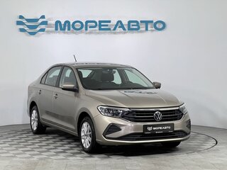 2021 Volkswagen Polo VI, бежевый, 1835000 рублей, вид 3
