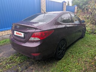 2012 Hyundai Solaris I, фиолетовый, 500000 рублей, вид 2