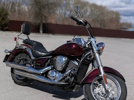 2012 Kawasaki VN900 Vulcan, красный, 480000 рублей, вид 1
