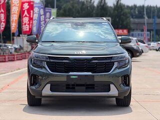 2022 Kia Seltos I Рестайлинг, зелёный, 1806000 рублей, вид 2