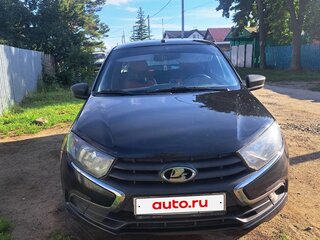 2019 Lada (ВАЗ) Granta I Рестайлинг, чёрный, 550000 рублей, вид 2