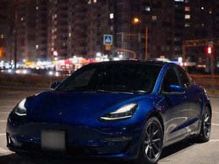 2018 Tesla Model 3 Long Range I, синий, 2500000 рублей, вид 1