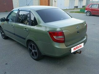 2013 Lada (ВАЗ) Granta I, зелёный, 395000 рублей, вид 5