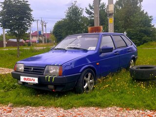 2000 Lada (ВАЗ) 2109, голубой, 60000 рублей, вид 1