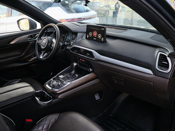 2021 Mazda CX-9 II Рестайлинг, синий, 3550000 рублей - вид 6