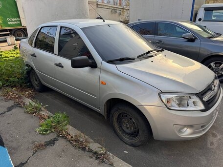 2014 Lada (ВАЗ) Granta I, серый, 470000 рублей, вид 3